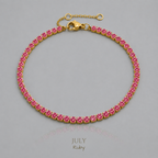 Vivre Birthstone Tennis Bracelet