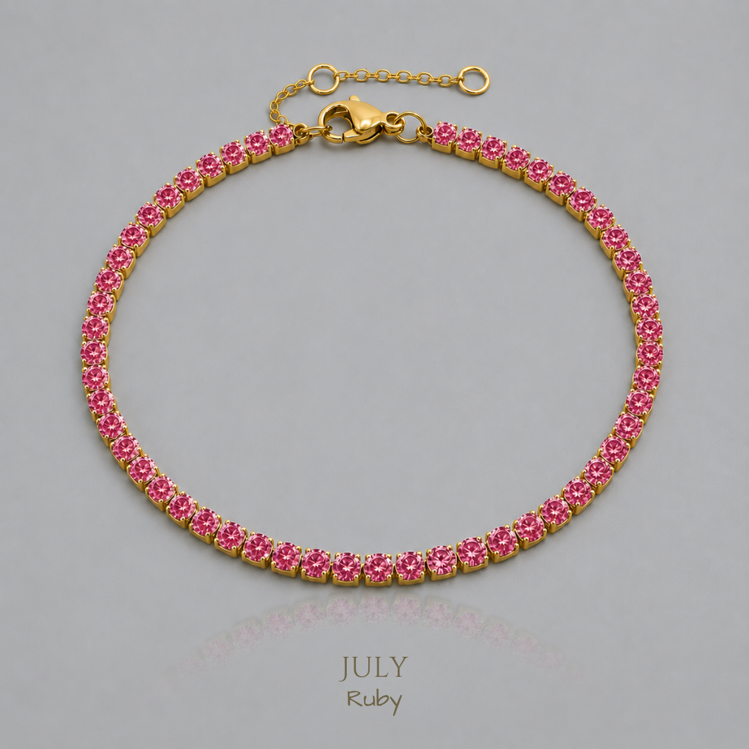 Vivre Birthstone Tennis Bracelet