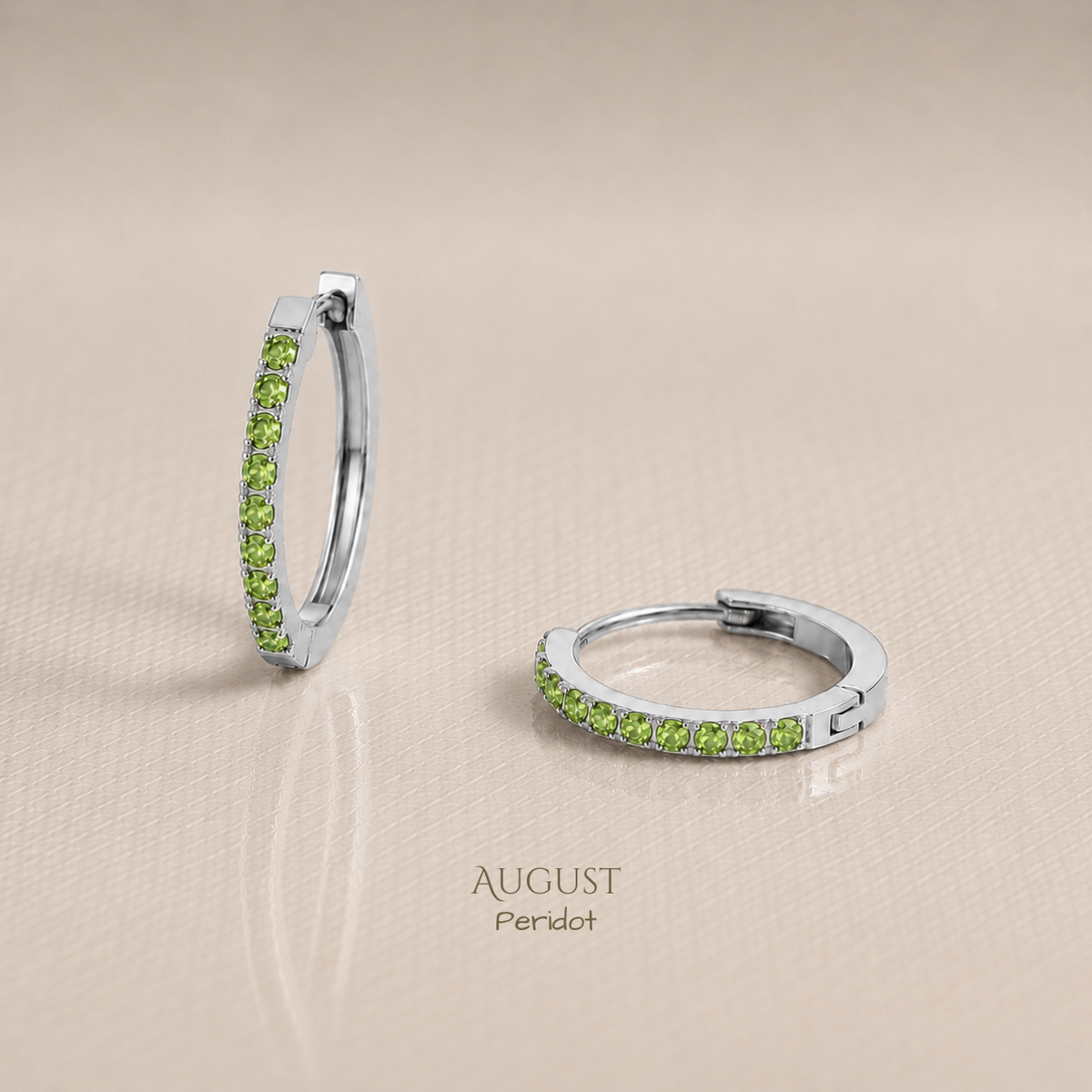 Vivre Birthstone Huggies
