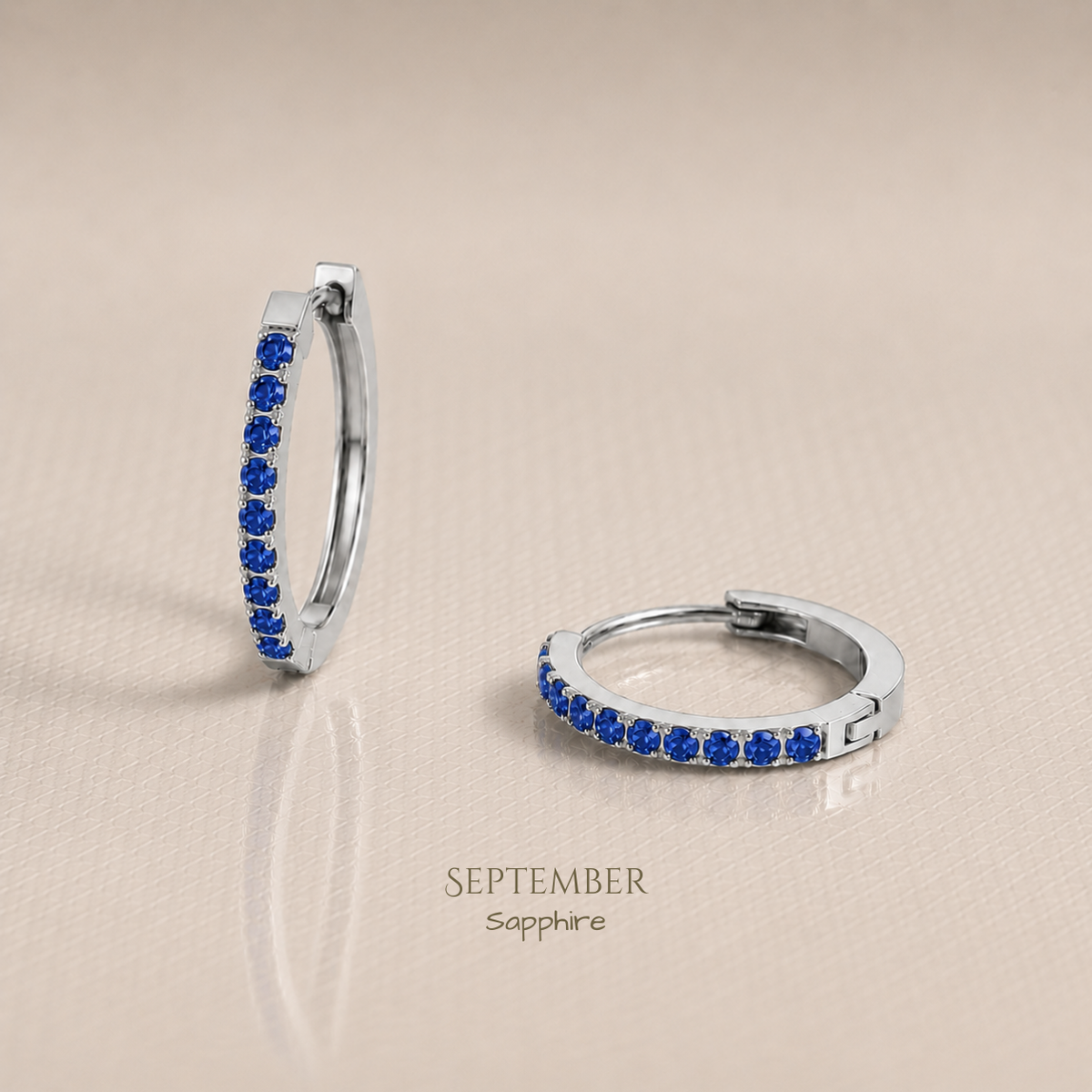Vivre Birthstone Huggies