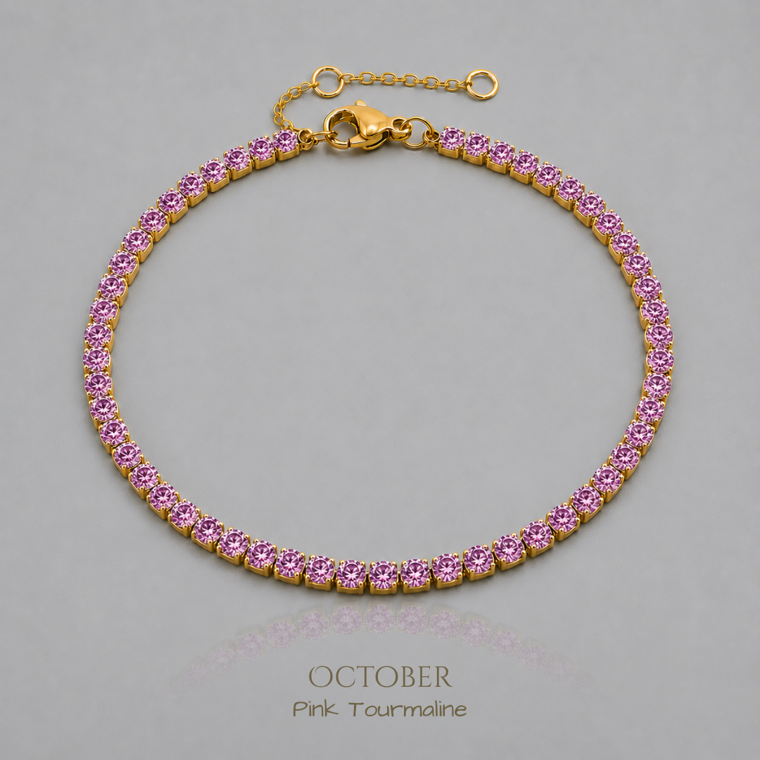 Vivre Birthstone Tennis Bracelet