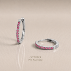 Vivre Birthstone Huggies