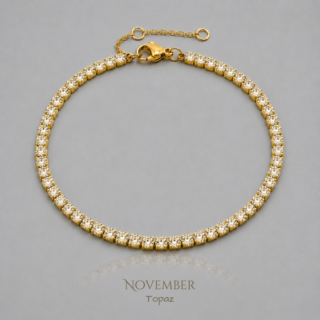 Vivre Birthstone Tennis Bracelet