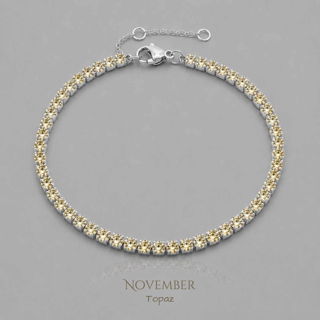 Vivre Birthstone Tennis Bracelet