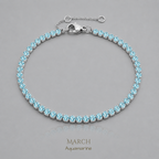 Vivre Birthstone Tennis Bracelet