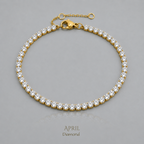 Vivre Birthstone Tennis Bracelet