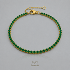 Vivre Birthstone Tennis Bracelet