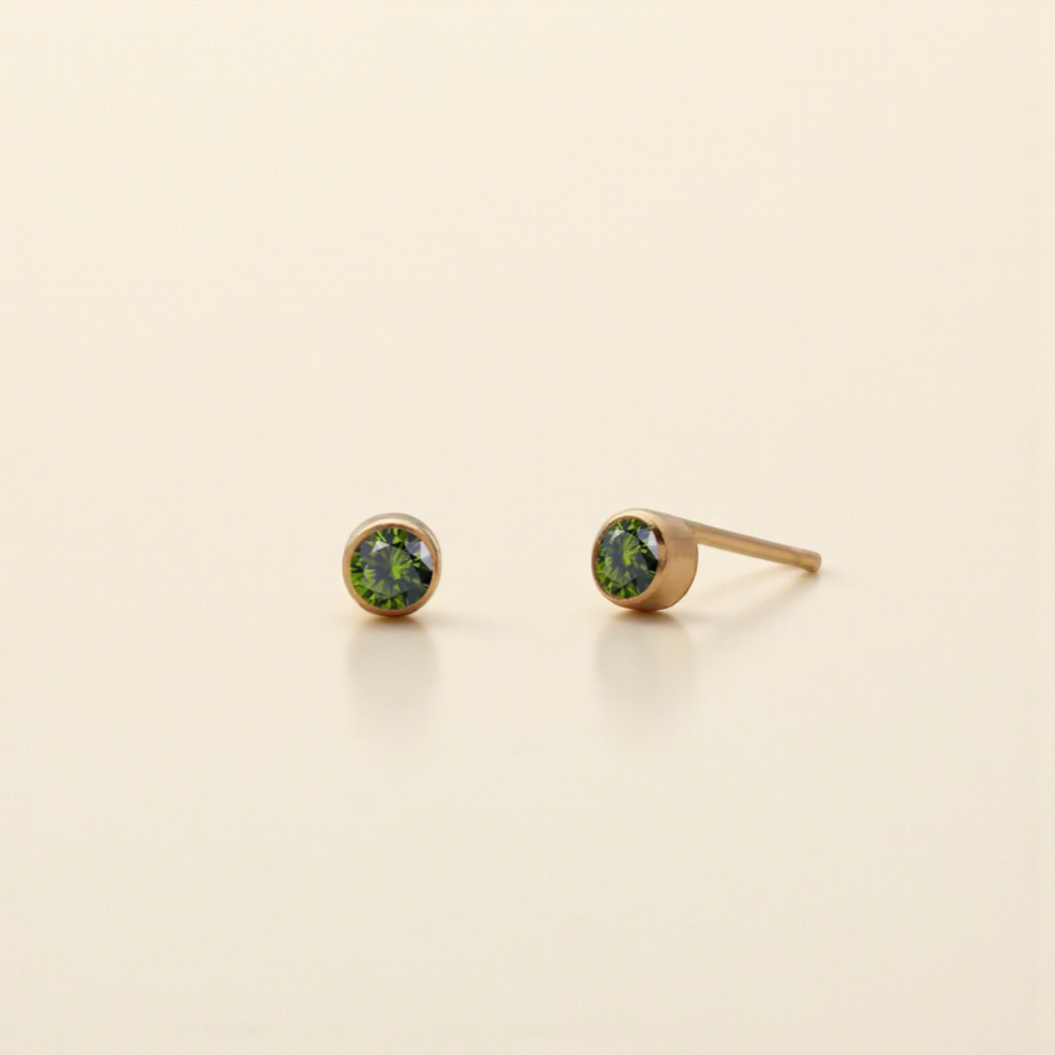 Mémoire Birthstone Studs