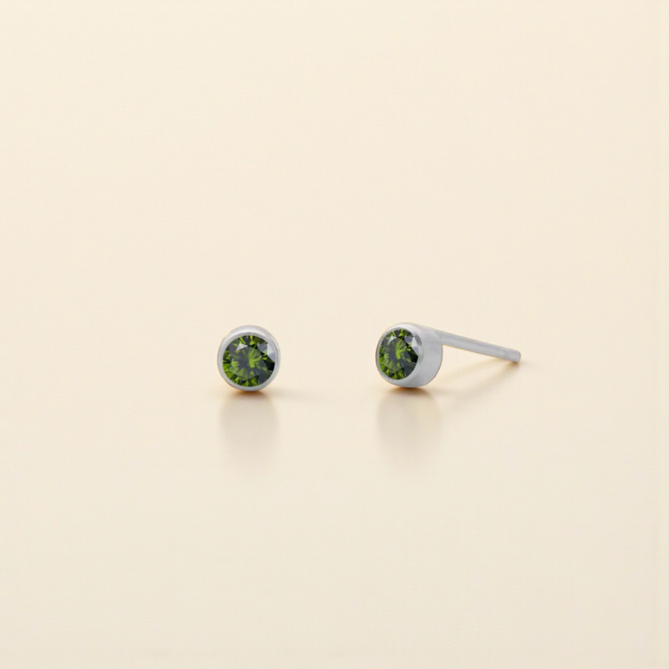 Mémoire Birthstone Studs