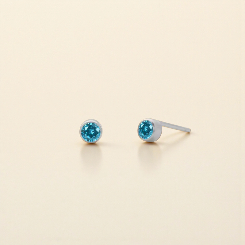 Mémoire Birthstone Studs