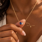 Demi Heart Necklace - Gold Finish