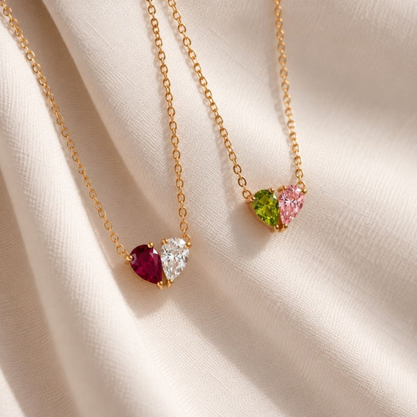 Demi Heart Necklace - Gold Finish