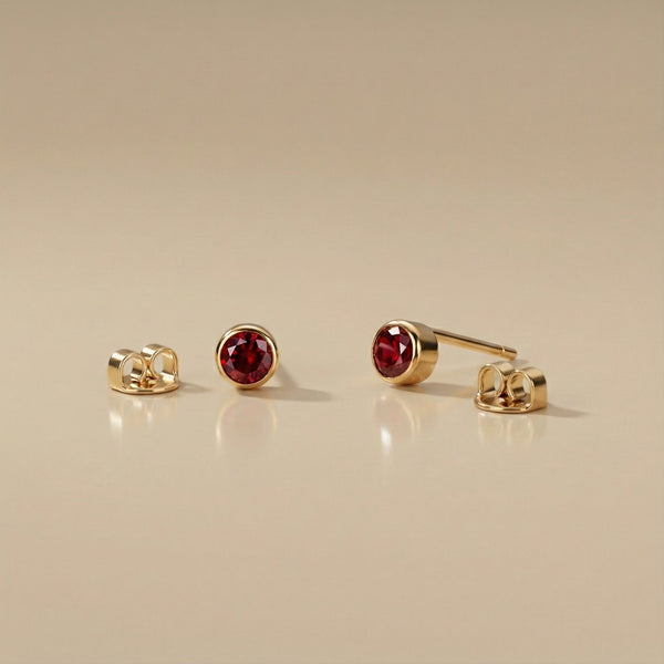 Mémoire Birthstone Studs