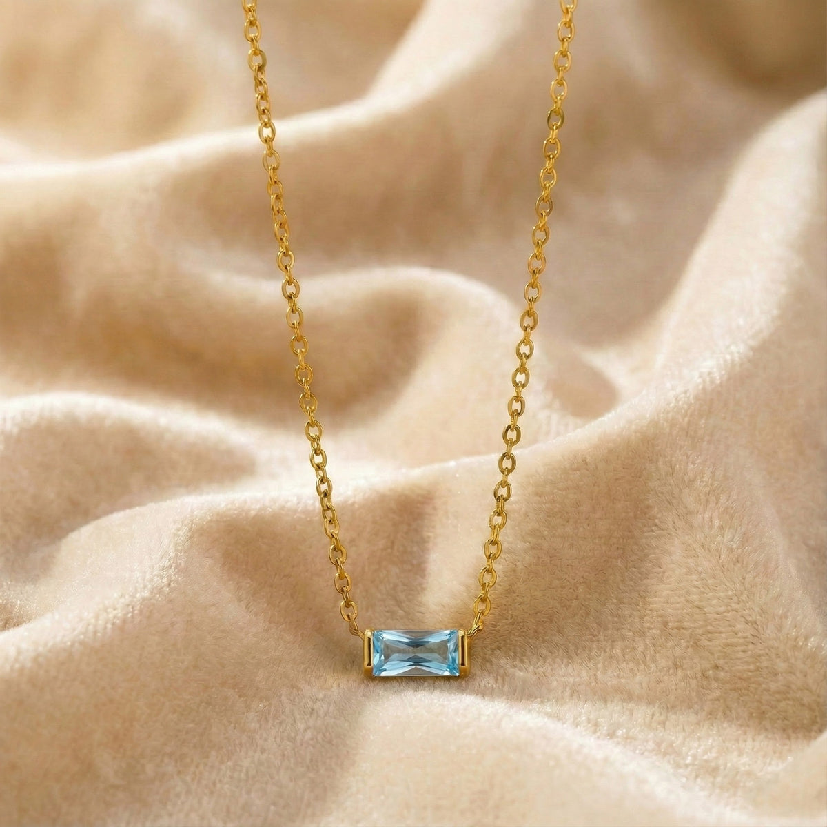 Luvia Baguette Necklace
