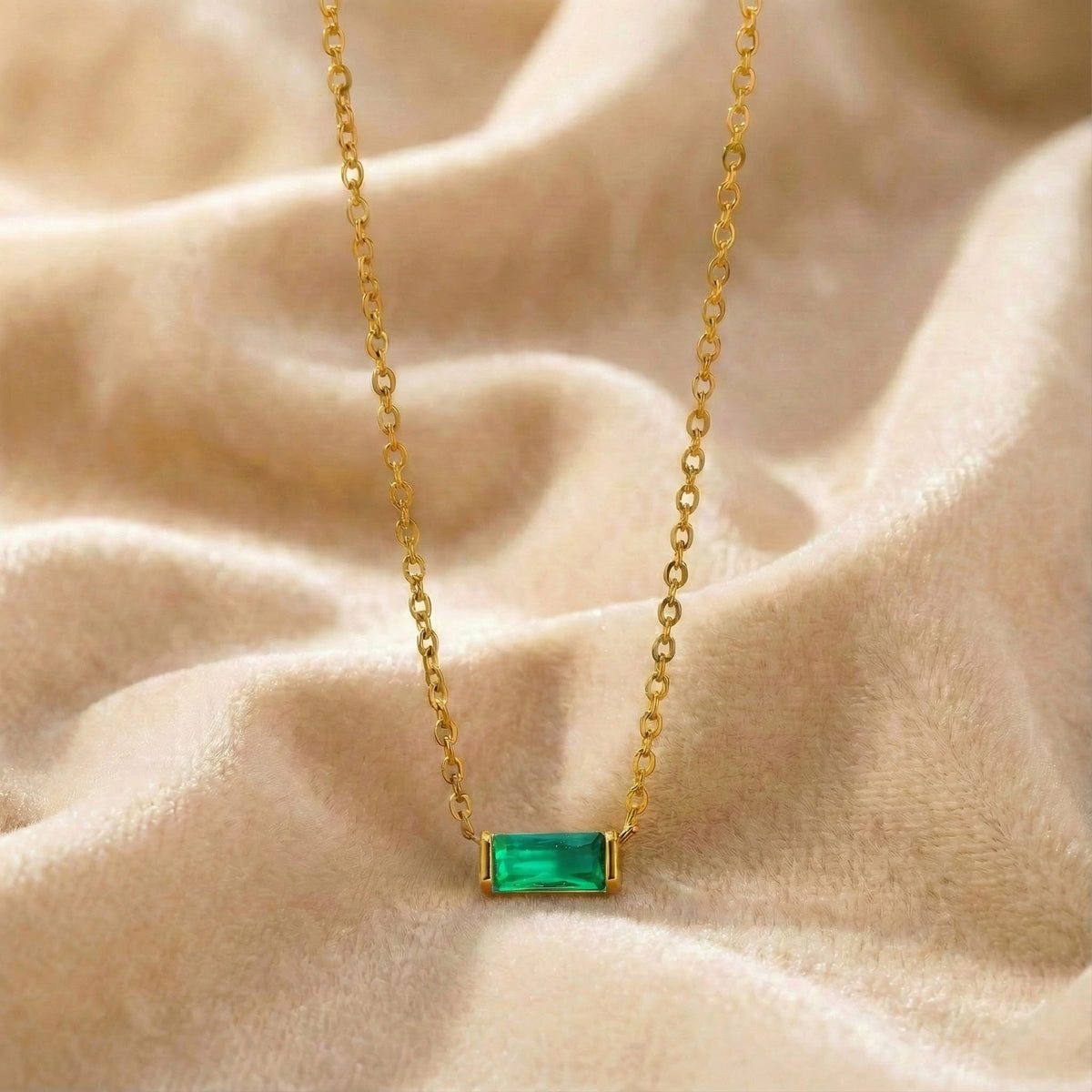 Luvia Baguette Necklace