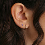Luvia Baguette Earrings