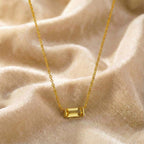 Luvia Baguette Necklace
