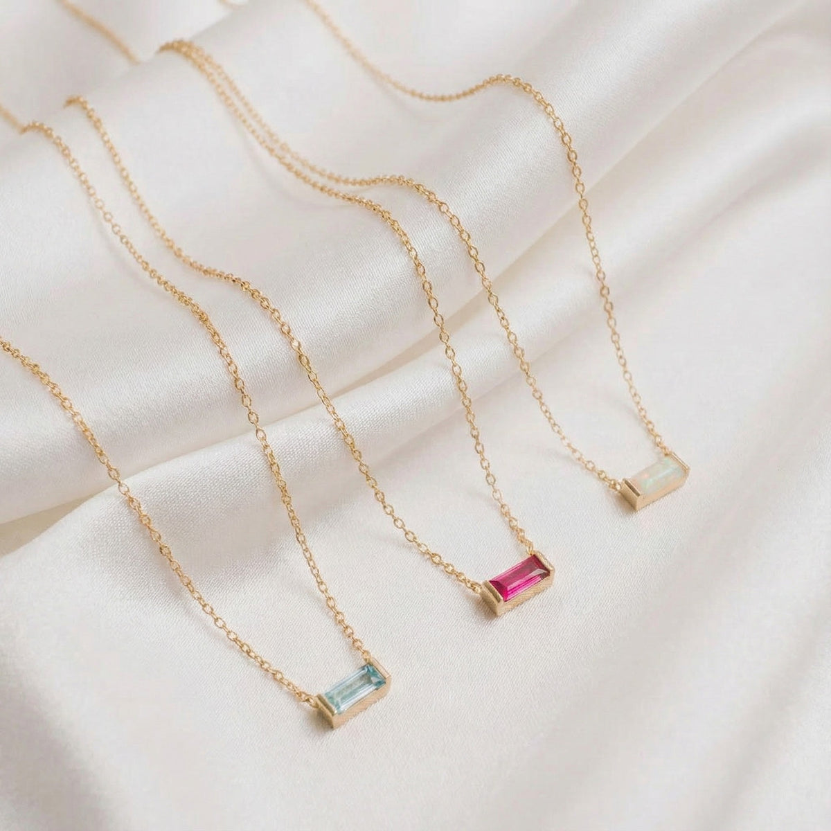 Luvia Baguette Necklace