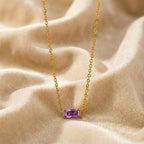 Luvia Baguette Necklace