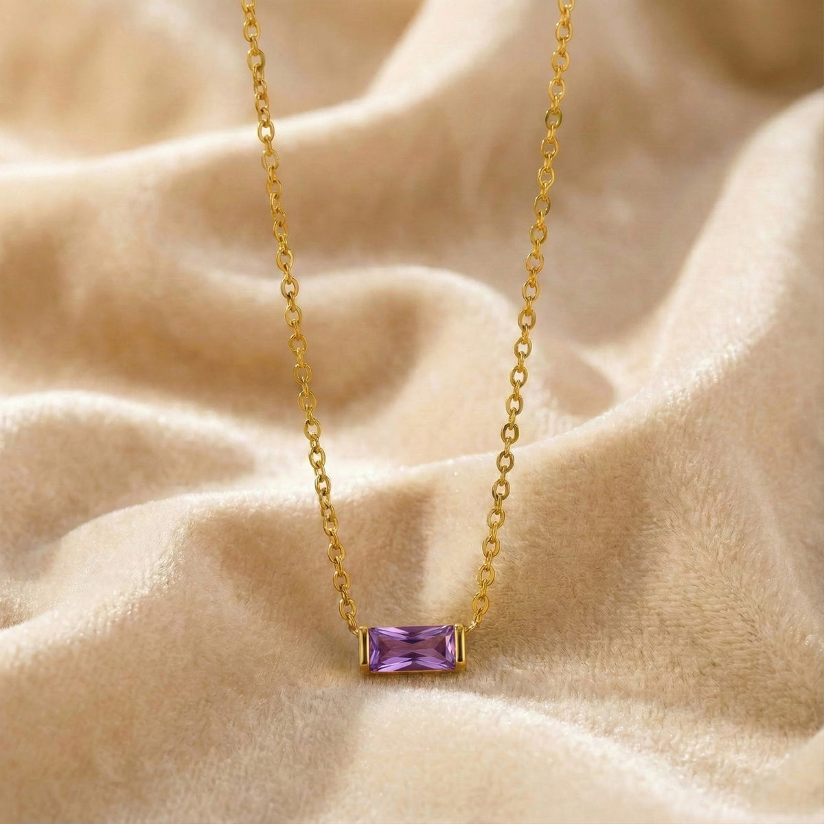 Luvia Baguette Necklace