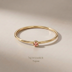 Mémoire Birthstone Ring