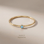 Mémoire Birthstone Ring