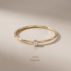 Mémoire Birthstone Ring