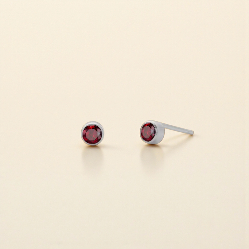 Mémoire Birthstone Studs