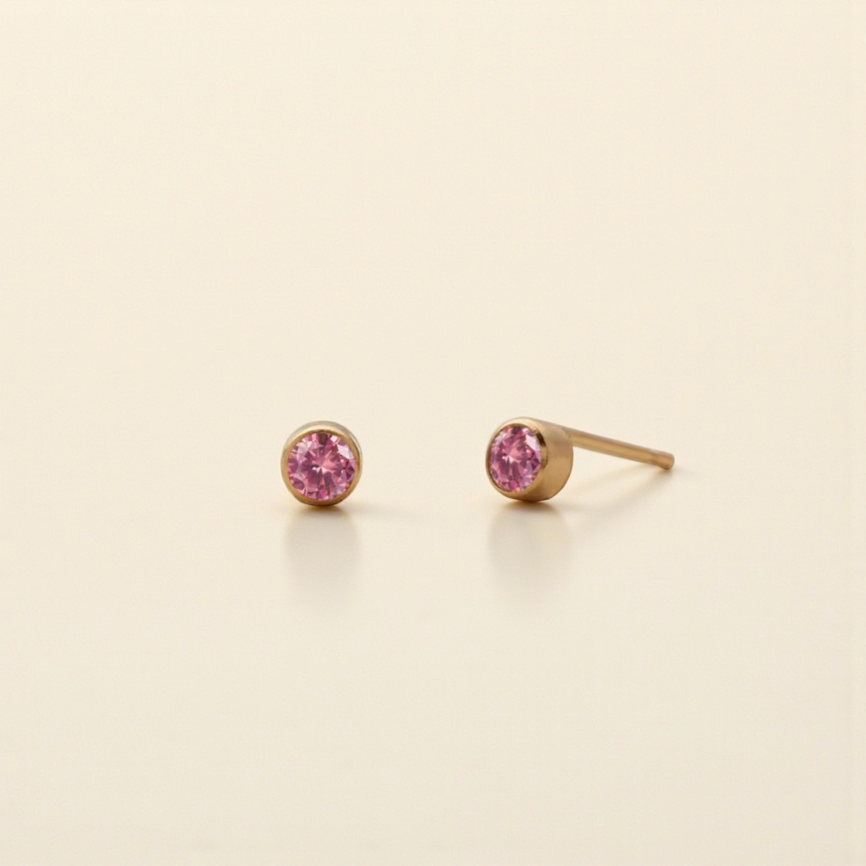 Mémoire Birthstone Studs