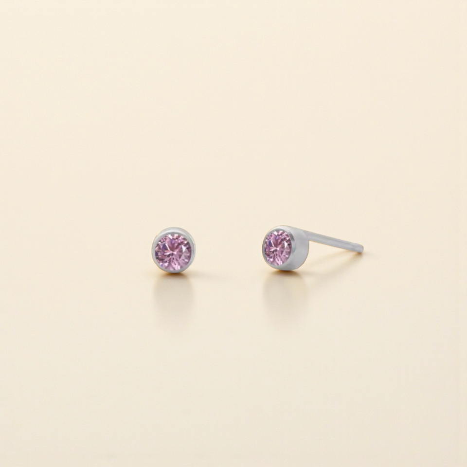 Mémoire Birthstone Studs