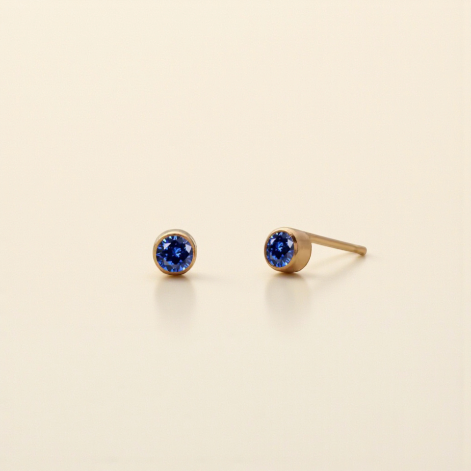 Mémoire Birthstone Studs