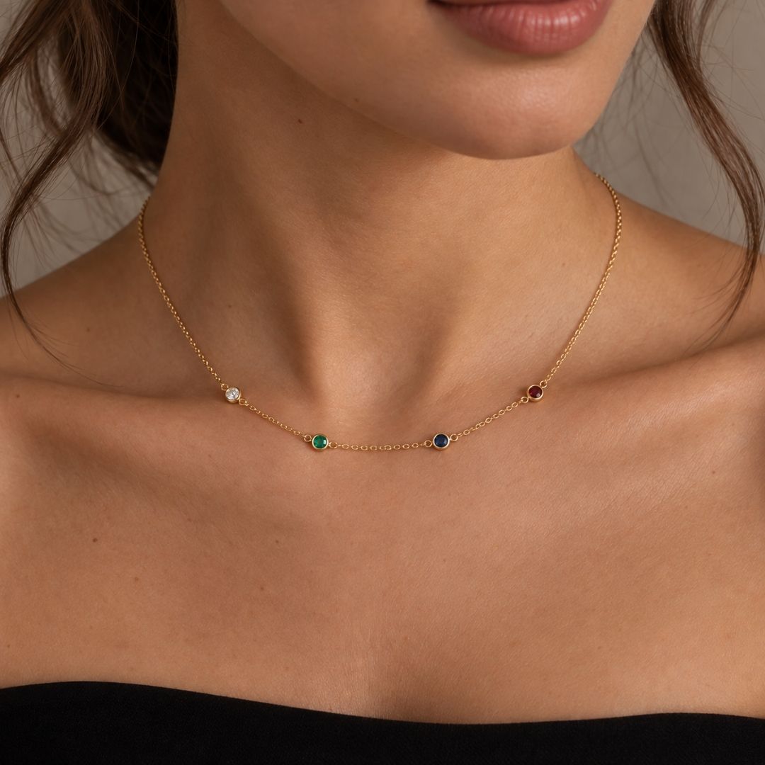 The Fable Necklace Silver Finish