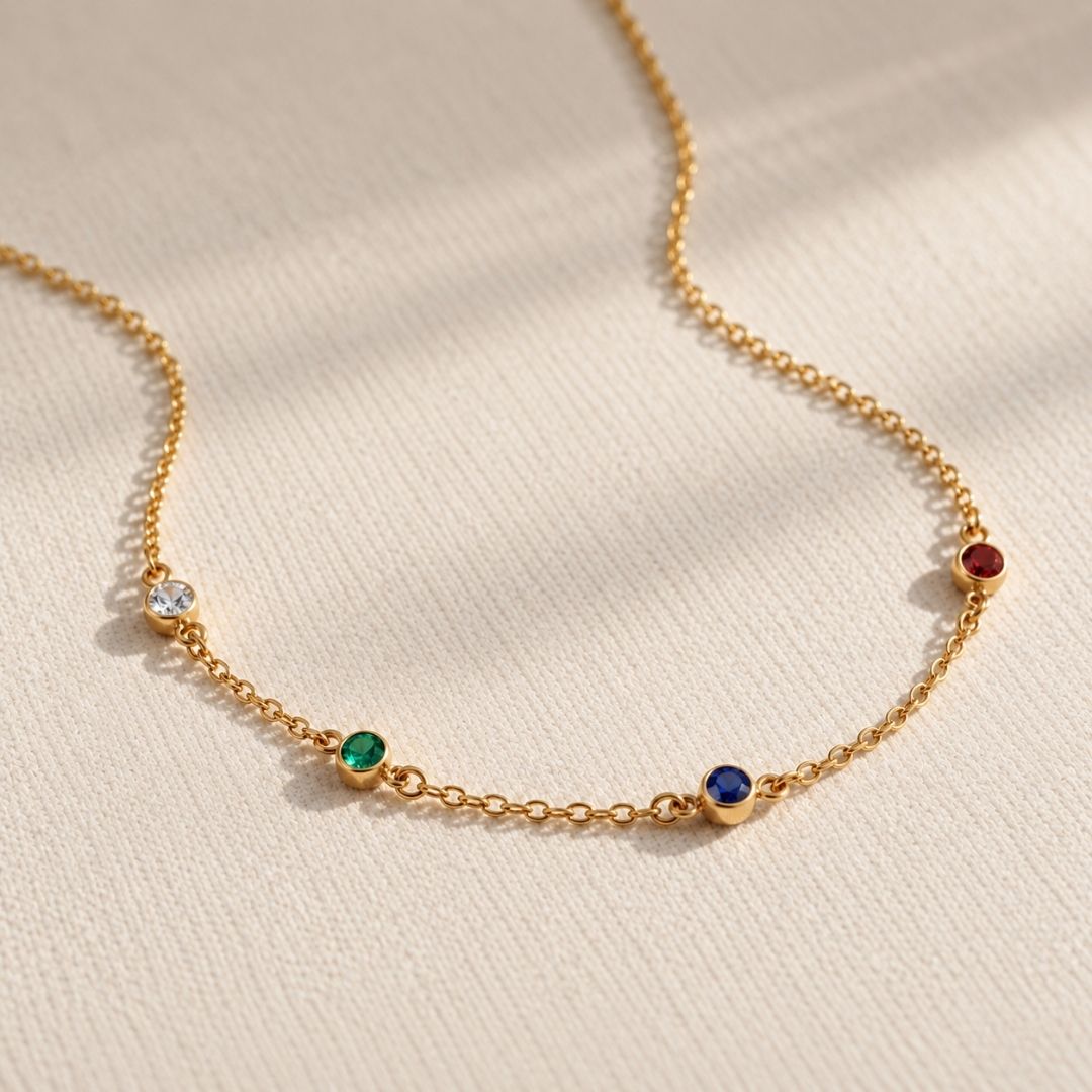 The Fable Necklace Silver Finish