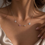 The Fable Necklace Silver Finish