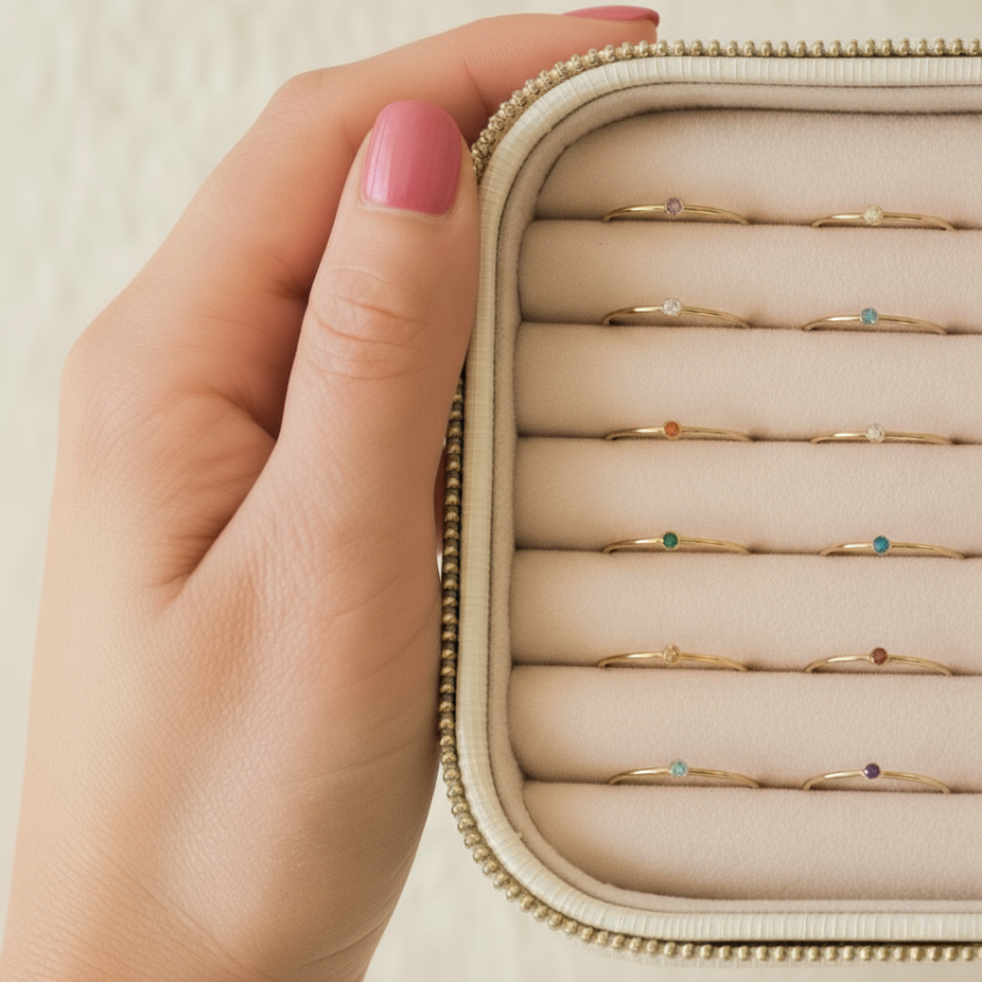 Mémoire Birthstone Ring