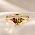 Demi Heart Ring - Gold Finish