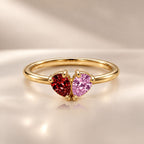 Demi Heart Ring - Gold Finish