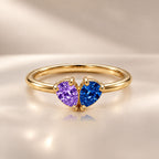 Demi Heart Ring - Gold Finish
