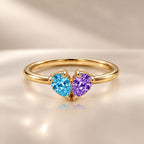 Demi Heart Ring - Gold Finish
