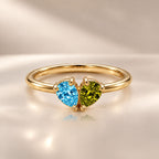 Demi Heart Ring - Gold Finish