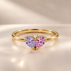 Demi Heart Ring - Gold Finish