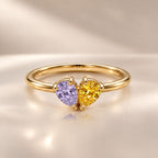 Demi Heart Ring - Gold Finish