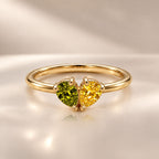 Demi Heart Ring - Gold Finish