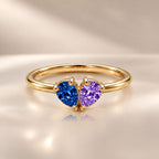 Demi Heart Ring - Gold Finish
