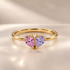 Demi Heart Ring - Gold Finish