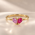 Demi Heart Ring - Gold Finish