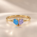 Demi Heart Ring - Gold Finish