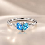 Demi Heart Ring - Silver Finish