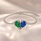 Demi Heart Bracelet - Silver Finish