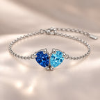 Demi Heart Bracelet - Silver Finish
